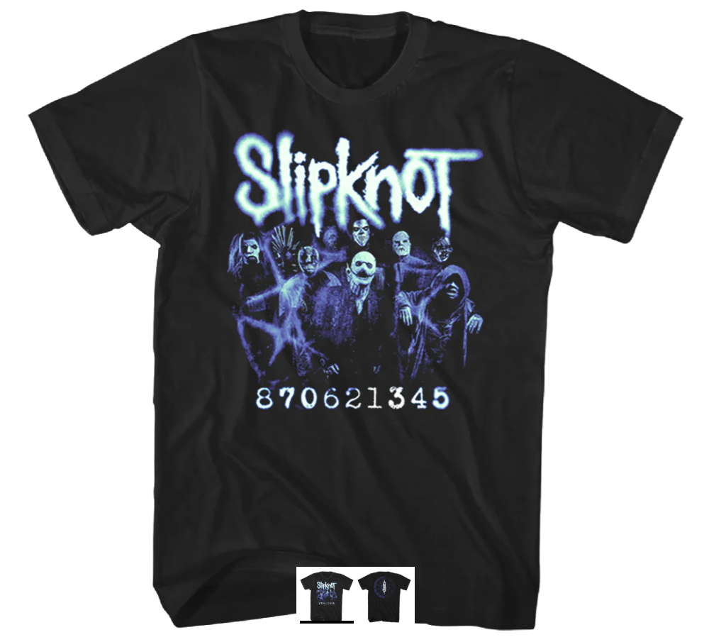 Slipknot Member Numbers t shirt PRE ORDER